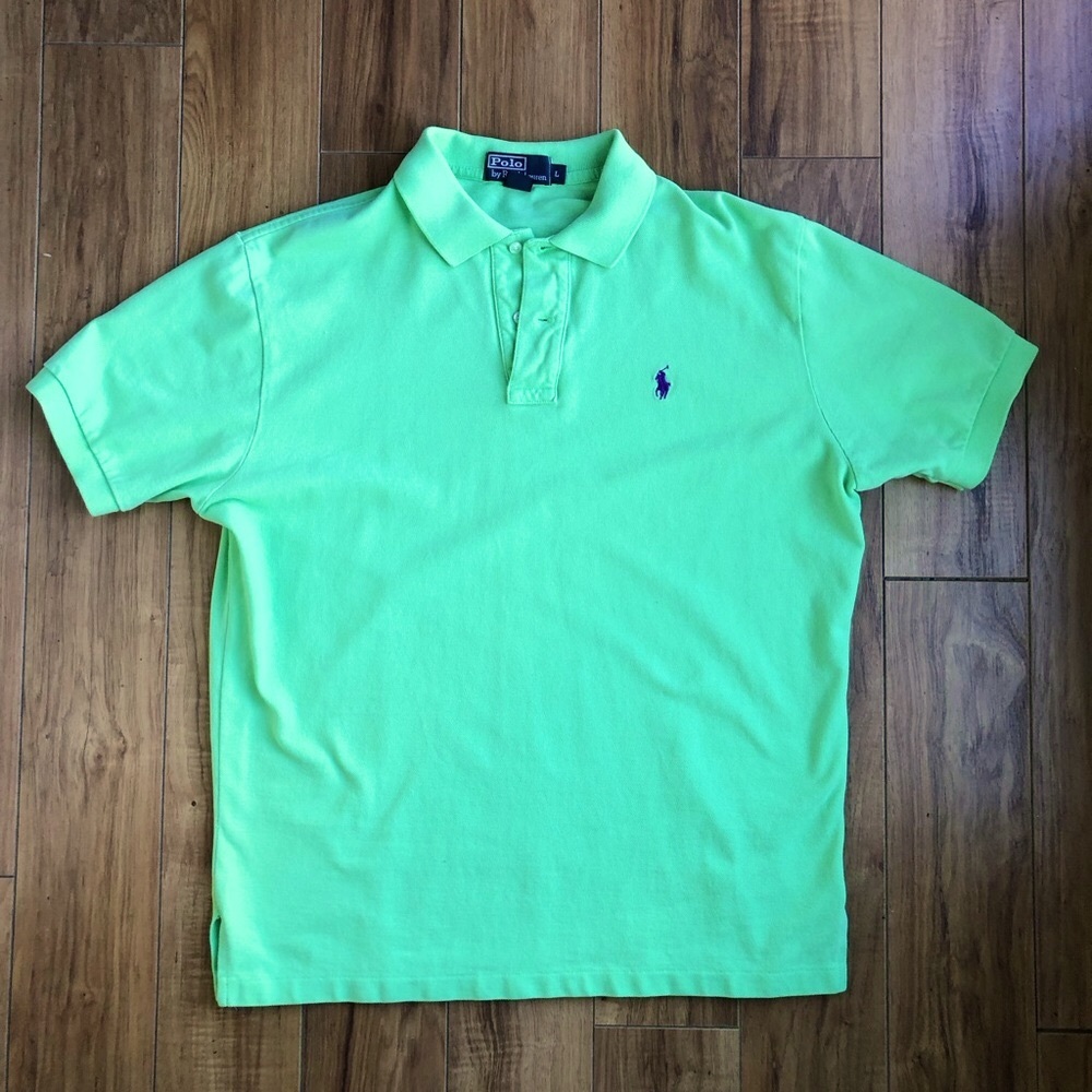 Polo by Ralph Lauren Men's Green Polo Shirt
